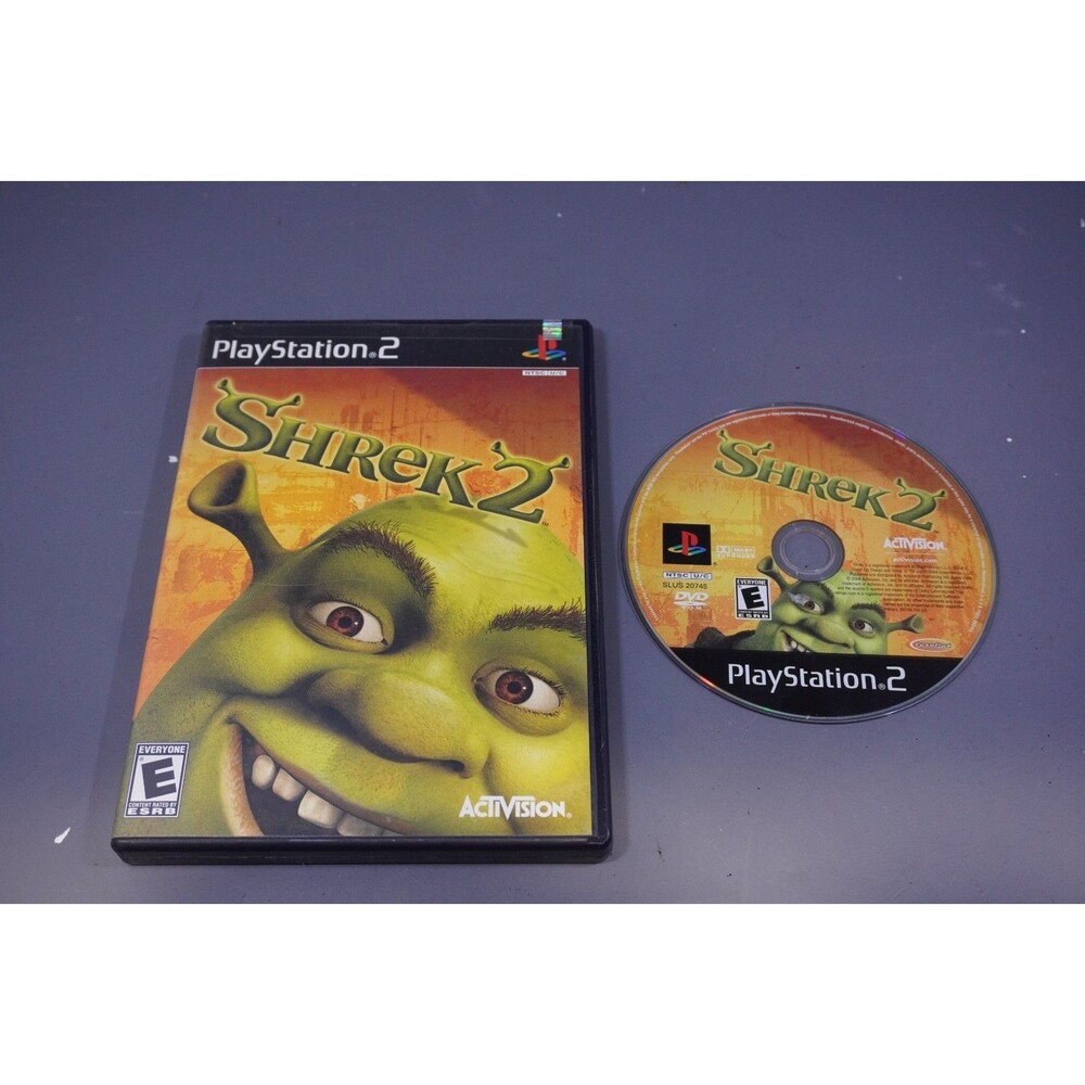 Shrek 2 (Sony PlayStation 2) PS2 Platformer Game Black Label No Manual